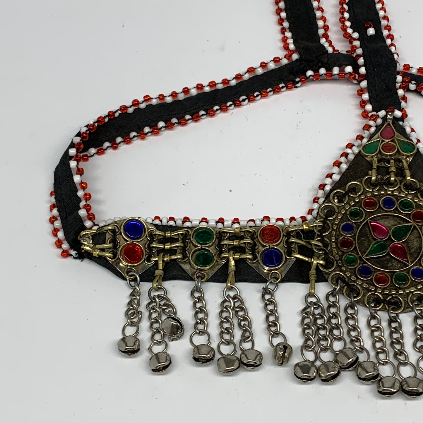 77.2g, Kuchi Headdress Headpiece Afghan Ethnic Tribal Jingle Bells @Afghanistan,