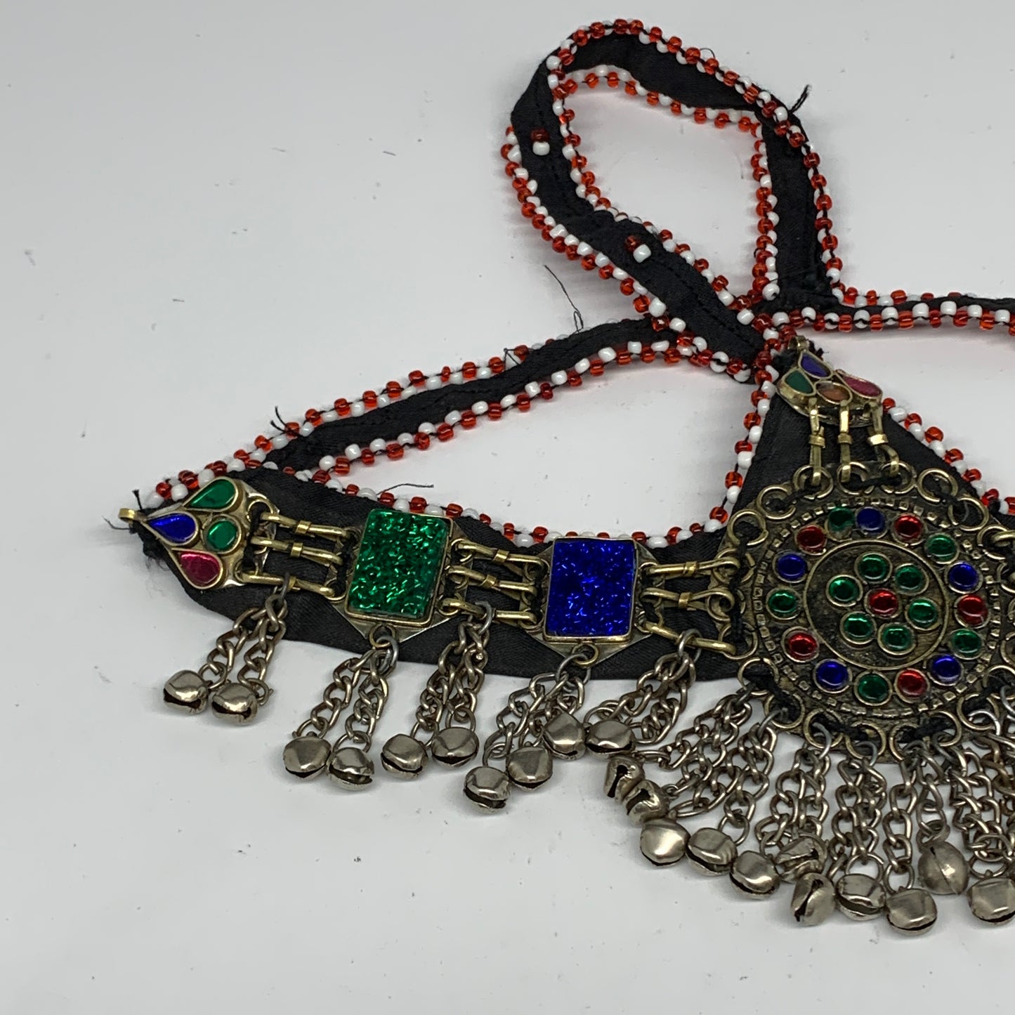 83.3g, Kuchi Headdress Headpiece Afghan Ethnic Tribal Jingle Bells @Afghanistan,