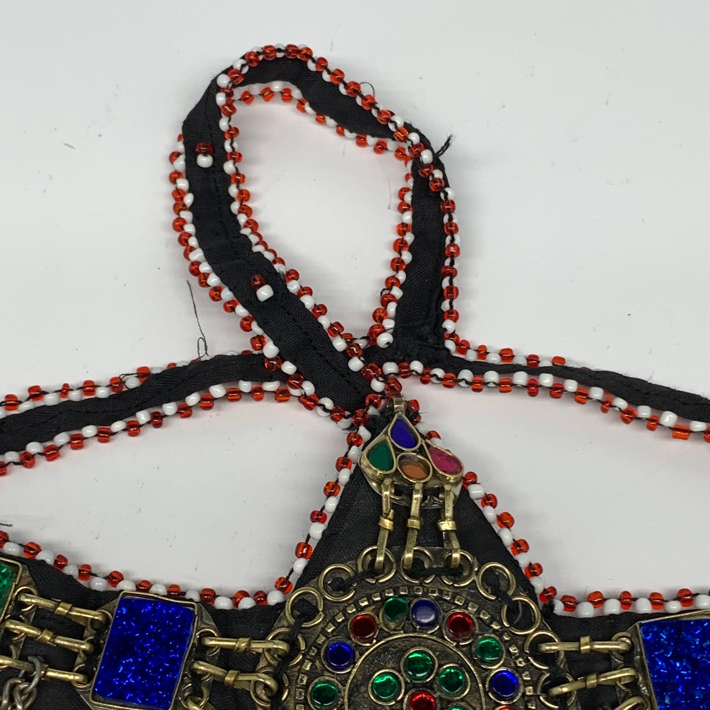 83.3g, Kuchi Headdress Headpiece Afghan Ethnic Tribal Jingle Bells @Afghanistan,