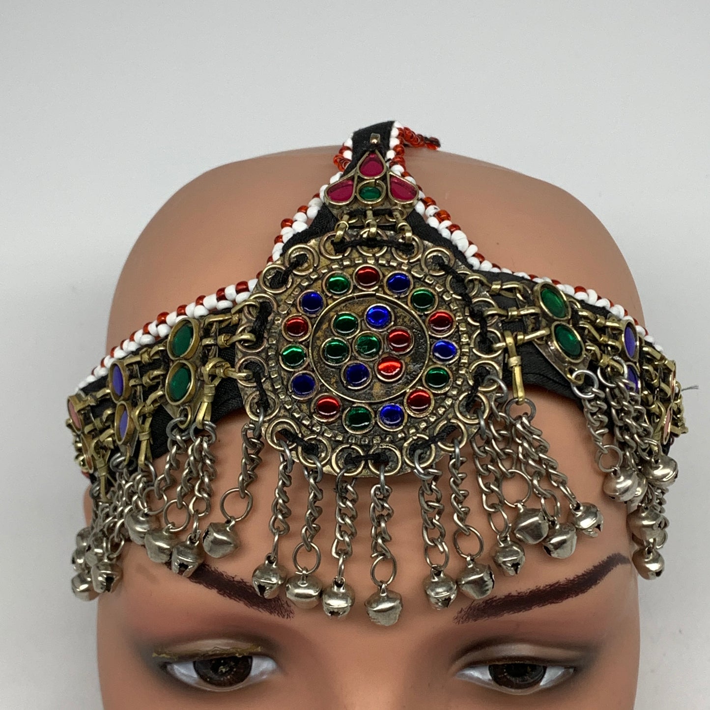 79g, Kuchi Headdress Headpiece Afghan Ethnic Tribal Jingle Bells @Afghanistan, B