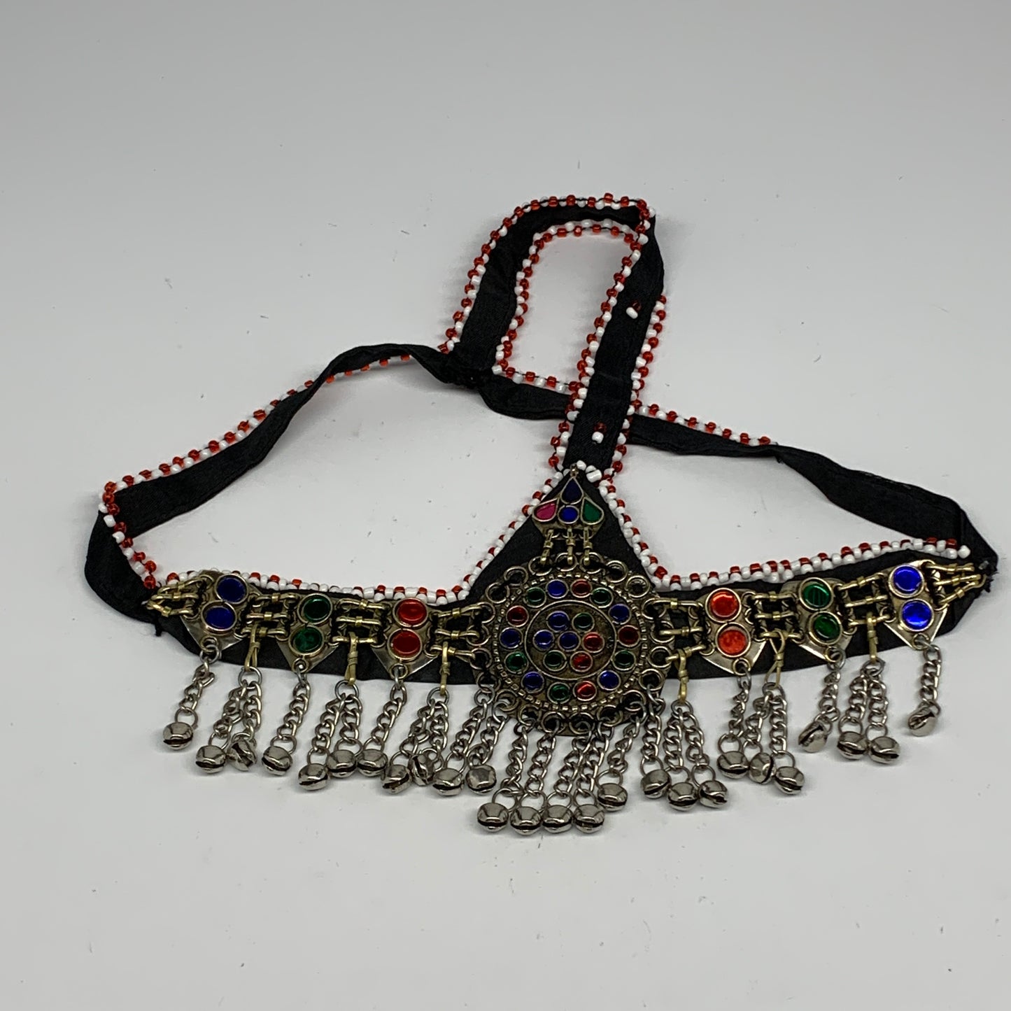 72g, Kuchi Headdress Headpiece Afghan Ethnic Tribal Jingle Bells @Afghanistan, B