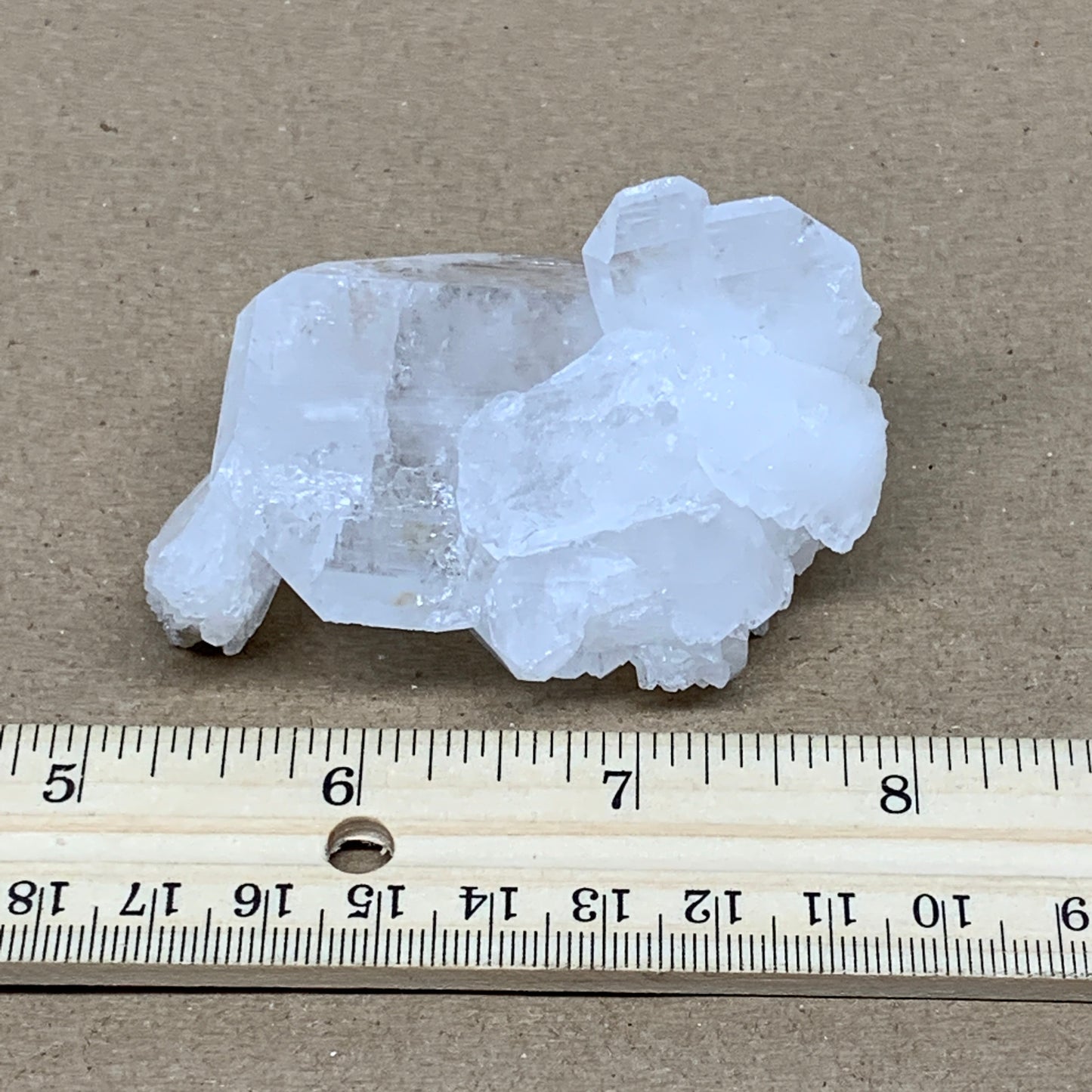 118g, 2.9"x2.3"x0.8", Faden Quartz Crystal Mineral,Specimen Terminated, B24952