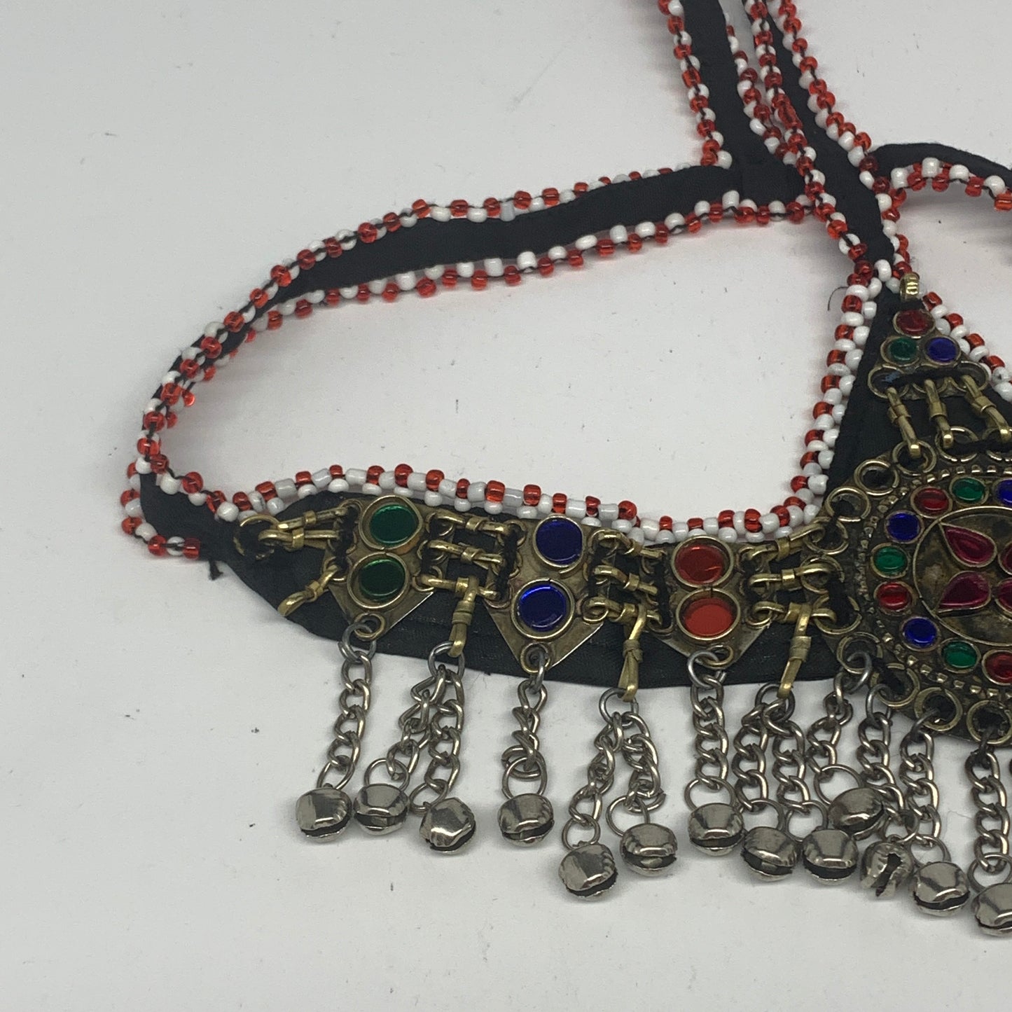 76.7g, Kuchi Headdress Headpiece Afghan Ethnic Tribal Jingle Bells @Afghanistan,