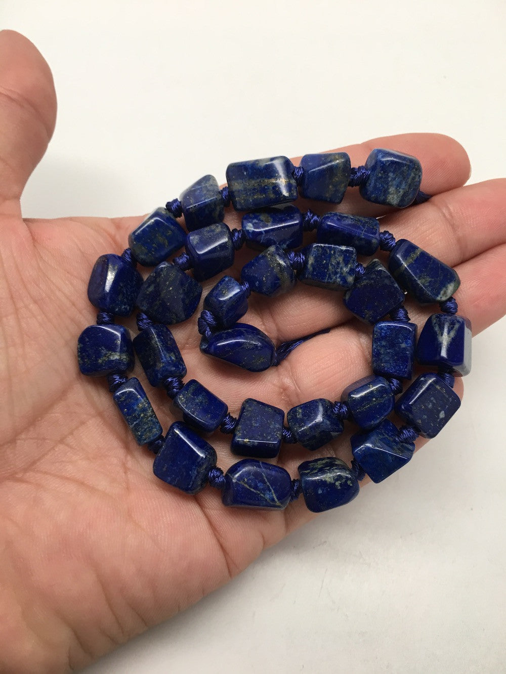 Natural Afghani sold Lapis Beads