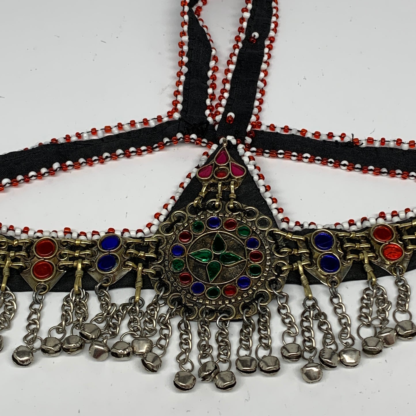 78.3g, Kuchi Headdress Headpiece Afghan Ethnic Tribal Jingle Bells @Afghanistan,