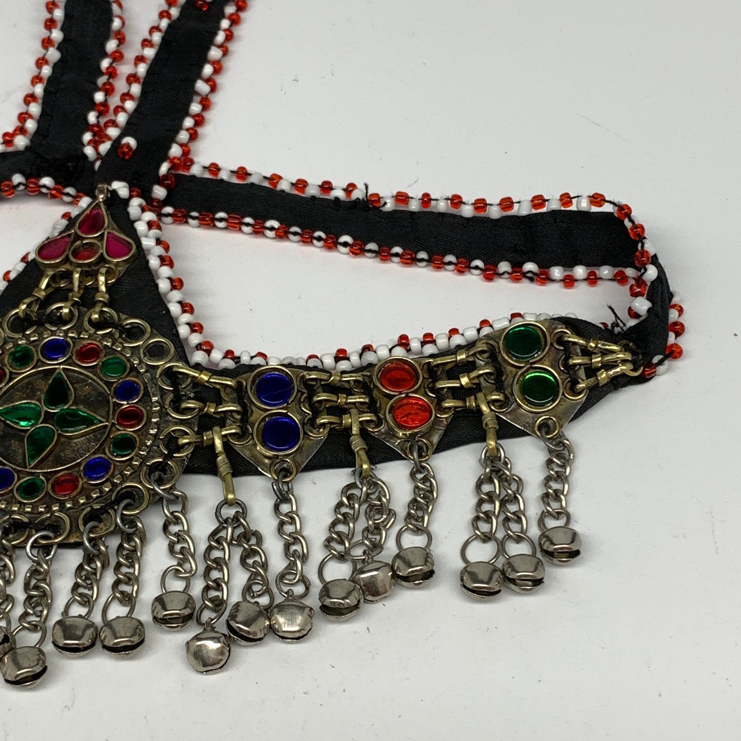 78.3g, Kuchi Headdress Headpiece Afghan Ethnic Tribal Jingle Bells @Afghanistan,