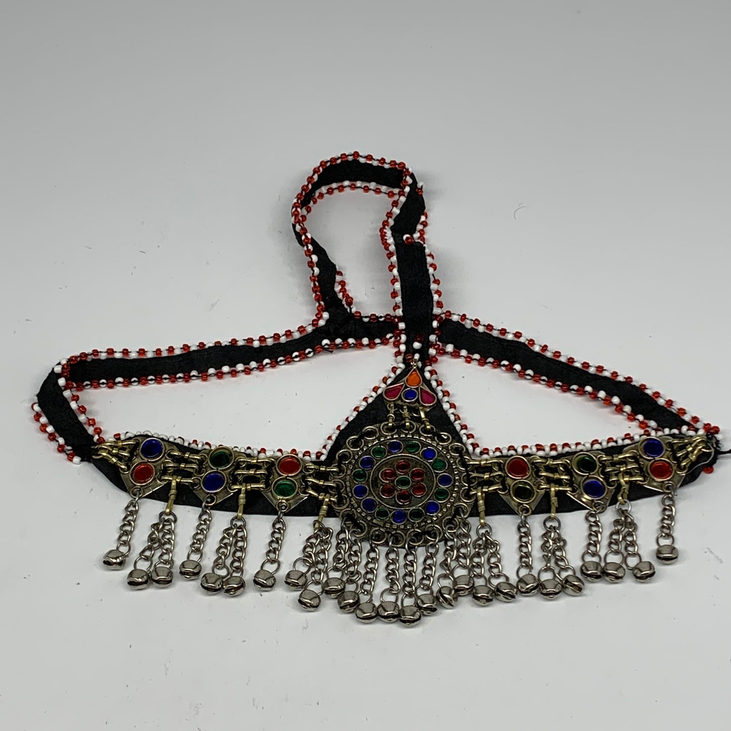 79.1g, Kuchi Headdress Headpiece Afghan Ethnic Tribal Jingle Bells @Afghanistan,