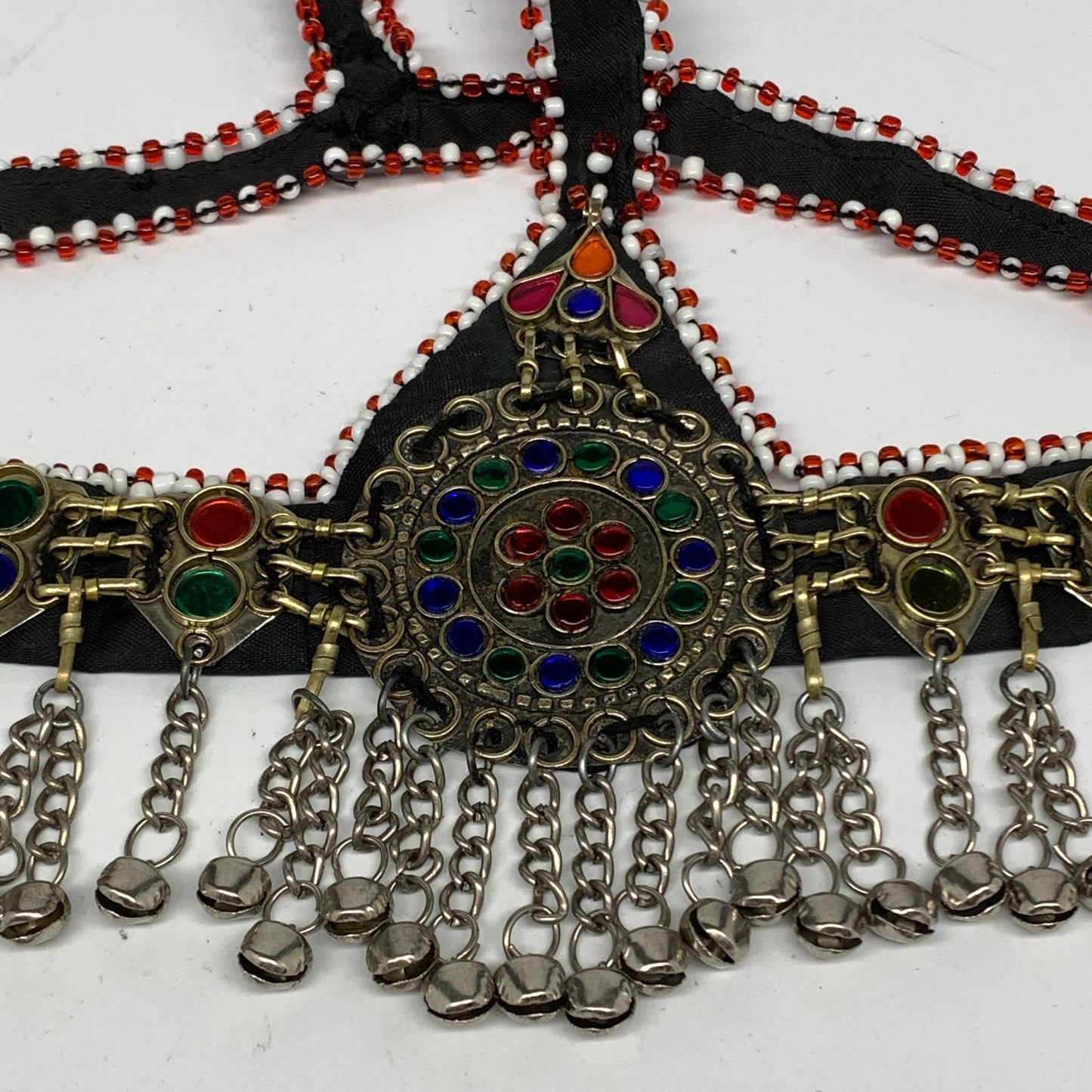 79.1g, Kuchi Headdress Headpiece Afghan Ethnic Tribal Jingle Bells @Afghanistan,