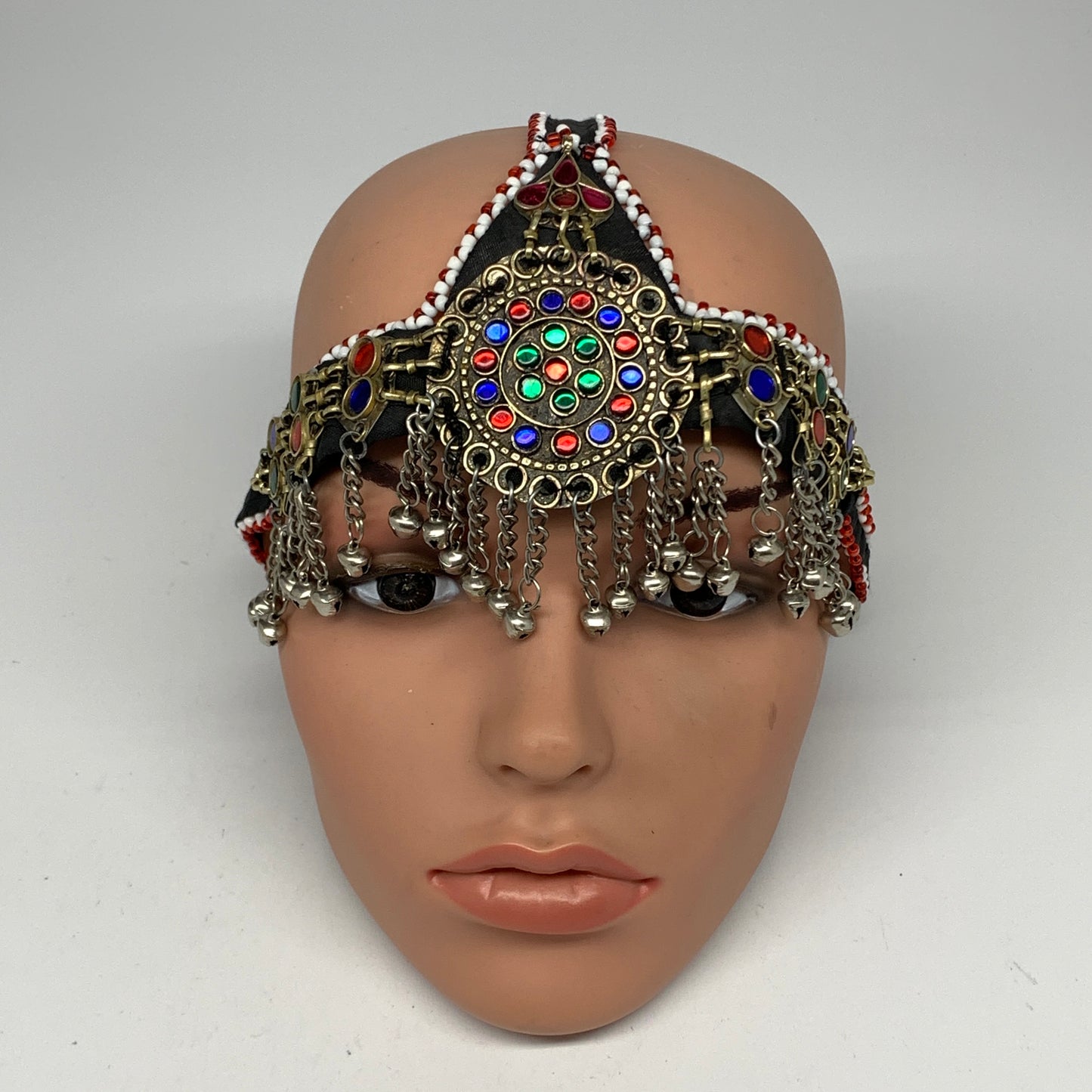 78.8g, Kuchi Headdress Headpiece Afghan Ethnic Tribal Jingle Bells @Afghanistan,