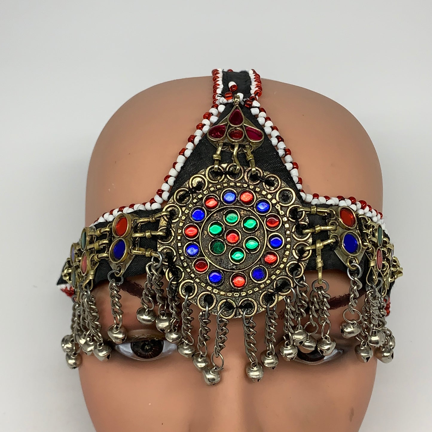 78.8g, Kuchi Headdress Headpiece Afghan Ethnic Tribal Jingle Bells @Afghanistan,