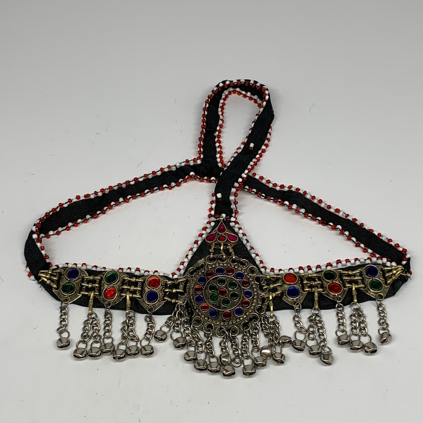 78.8g, Kuchi Headdress Headpiece Afghan Ethnic Tribal Jingle Bells @Afghanistan,