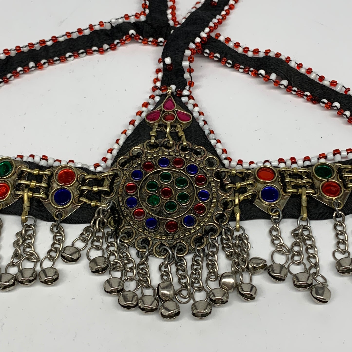 78.8g, Kuchi Headdress Headpiece Afghan Ethnic Tribal Jingle Bells @Afghanistan,