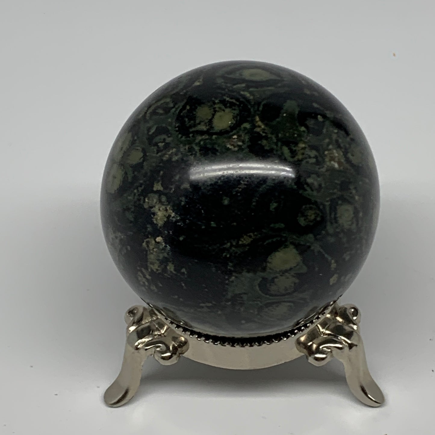 314.4g, 2.4"(60mm), Crocodile Kambaba Jasper Sphere Ball Reiki @Madagascar,B1571