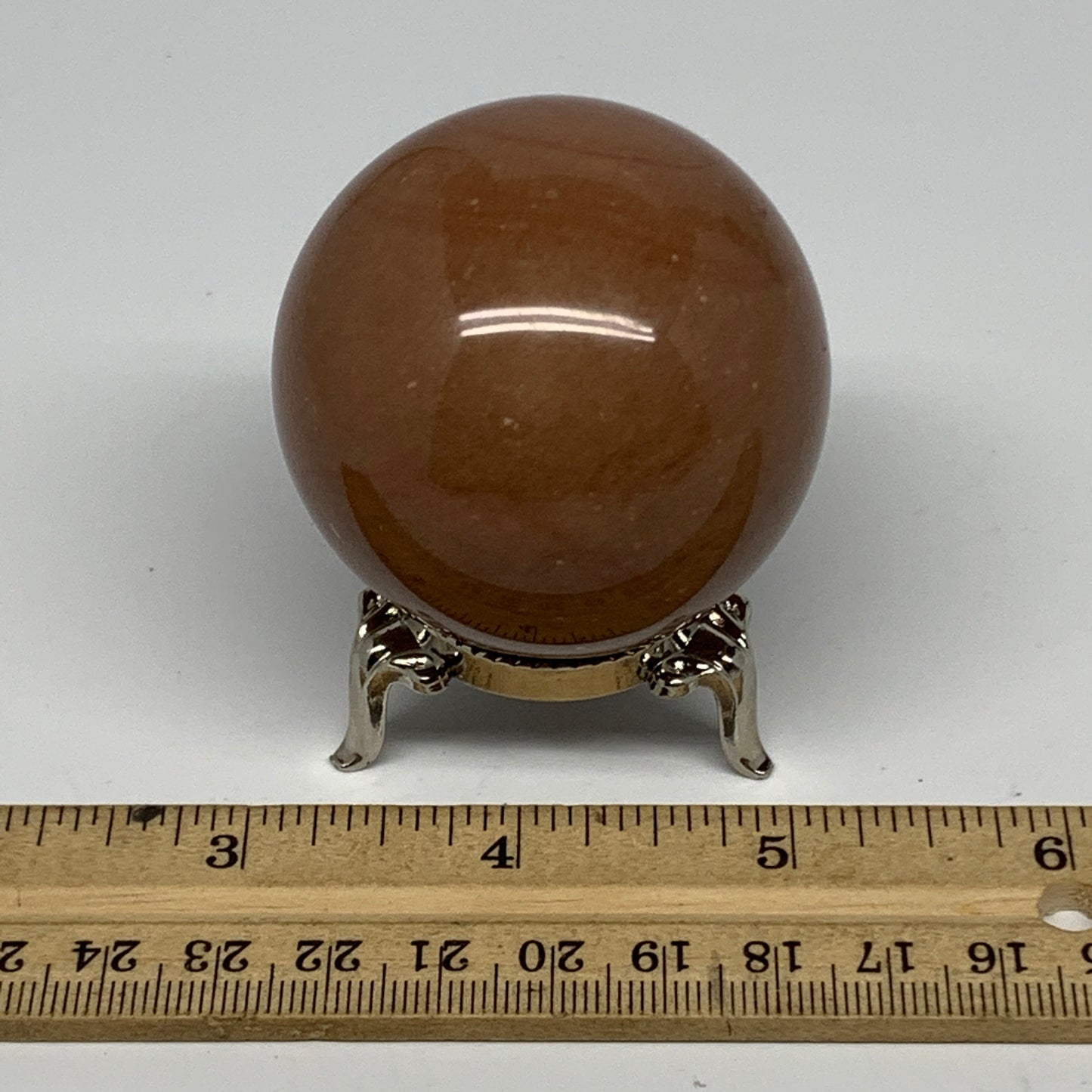 174.8g, 2" (51mm), Small Polychrome Jasper Sphere Ball Crystal Reiki @Madagascar