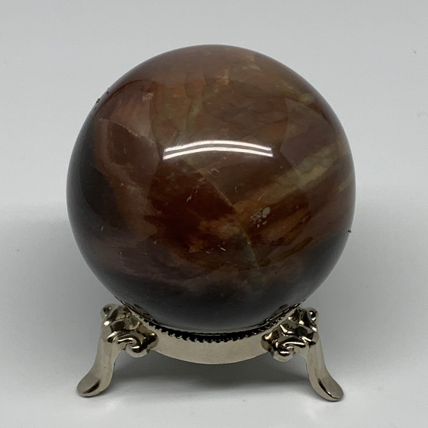 412.4g, 2.7" (67mm), Polychrome Jasper Sphere Ball Crystal Reiki @Madagascar, B1