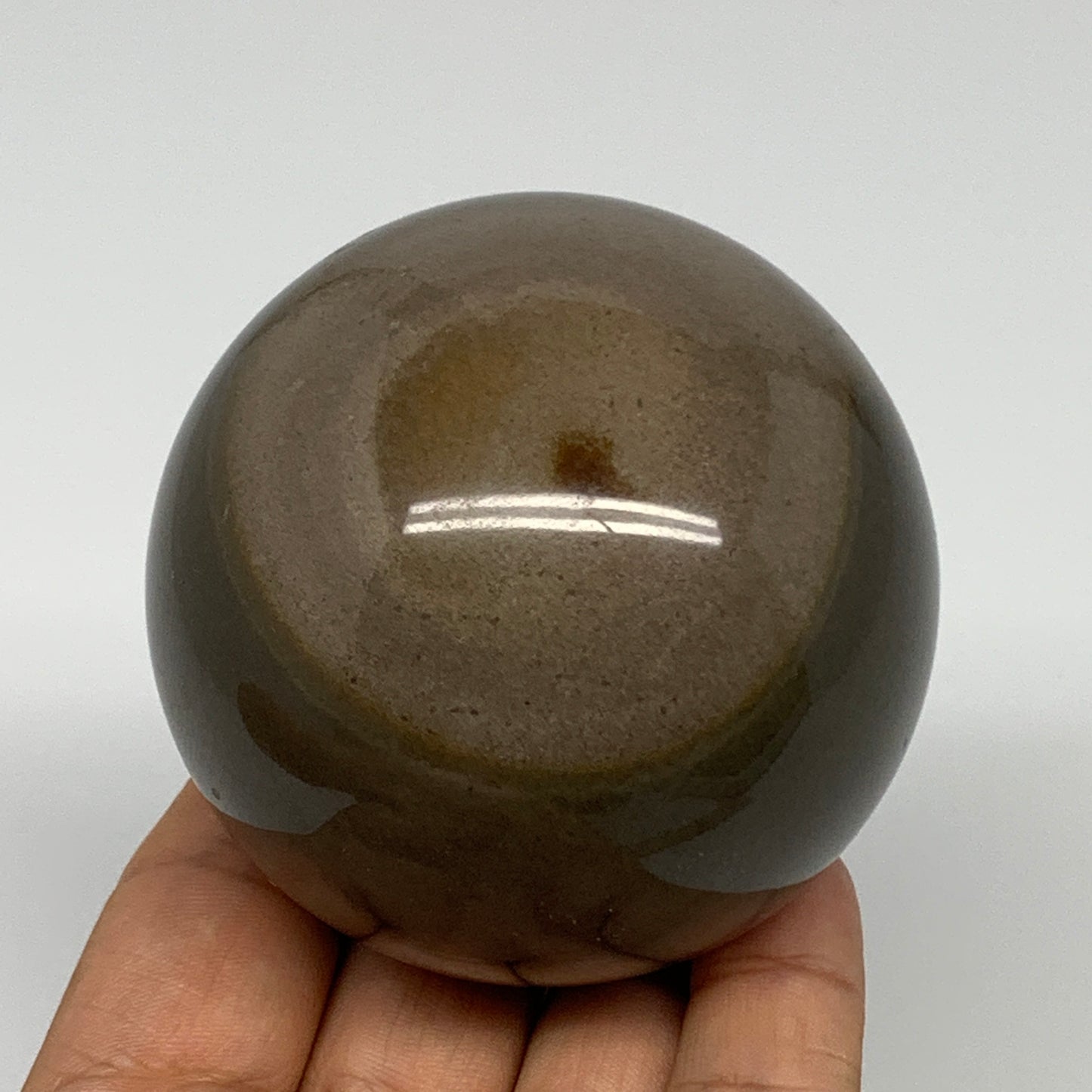 374g, 2.6" (65mm), Polychrome Jasper Sphere Ball Crystal Reiki @Madagascar, B157