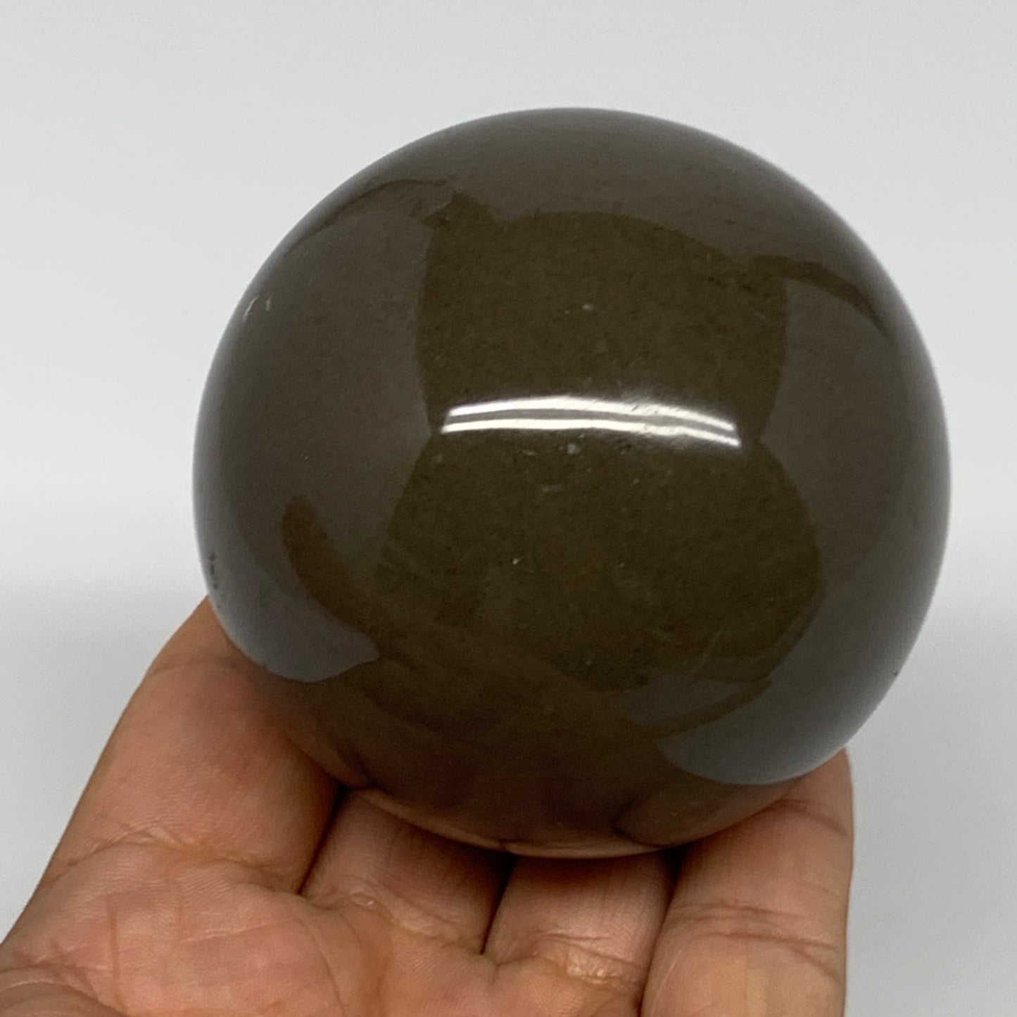 374g, 2.6" (65mm), Polychrome Jasper Sphere Ball Crystal Reiki @Madagascar, B157