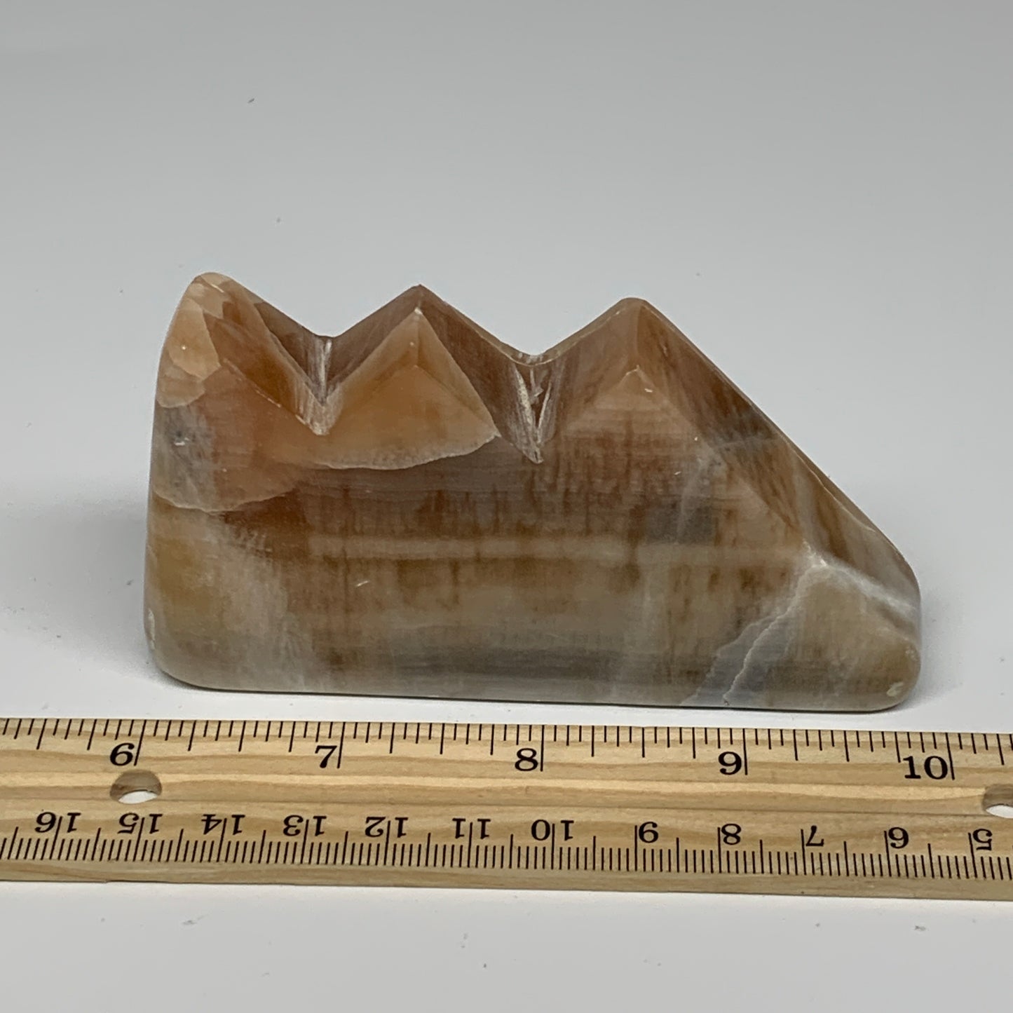 220.5g, 4"x2.2"x0.8", Natural Honey Calcite Cloud Crystal @Pakistan, B25300