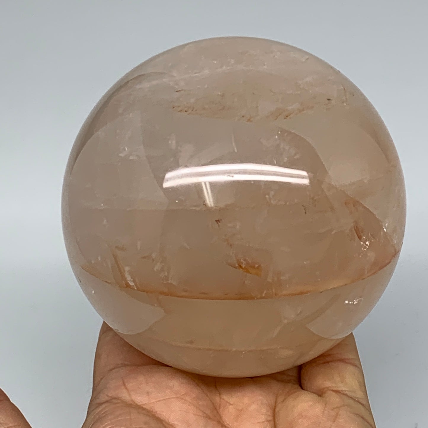 1066g, 3.6" Natural Red Hematoid Sphere Crystal Ball Gemstones @Madagascar,B5535