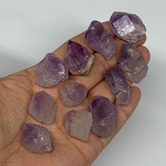 90.9g,0.7"-1.2",11pcs, Natural Amethyst Crystal Rough Mineral Specimens, B11708