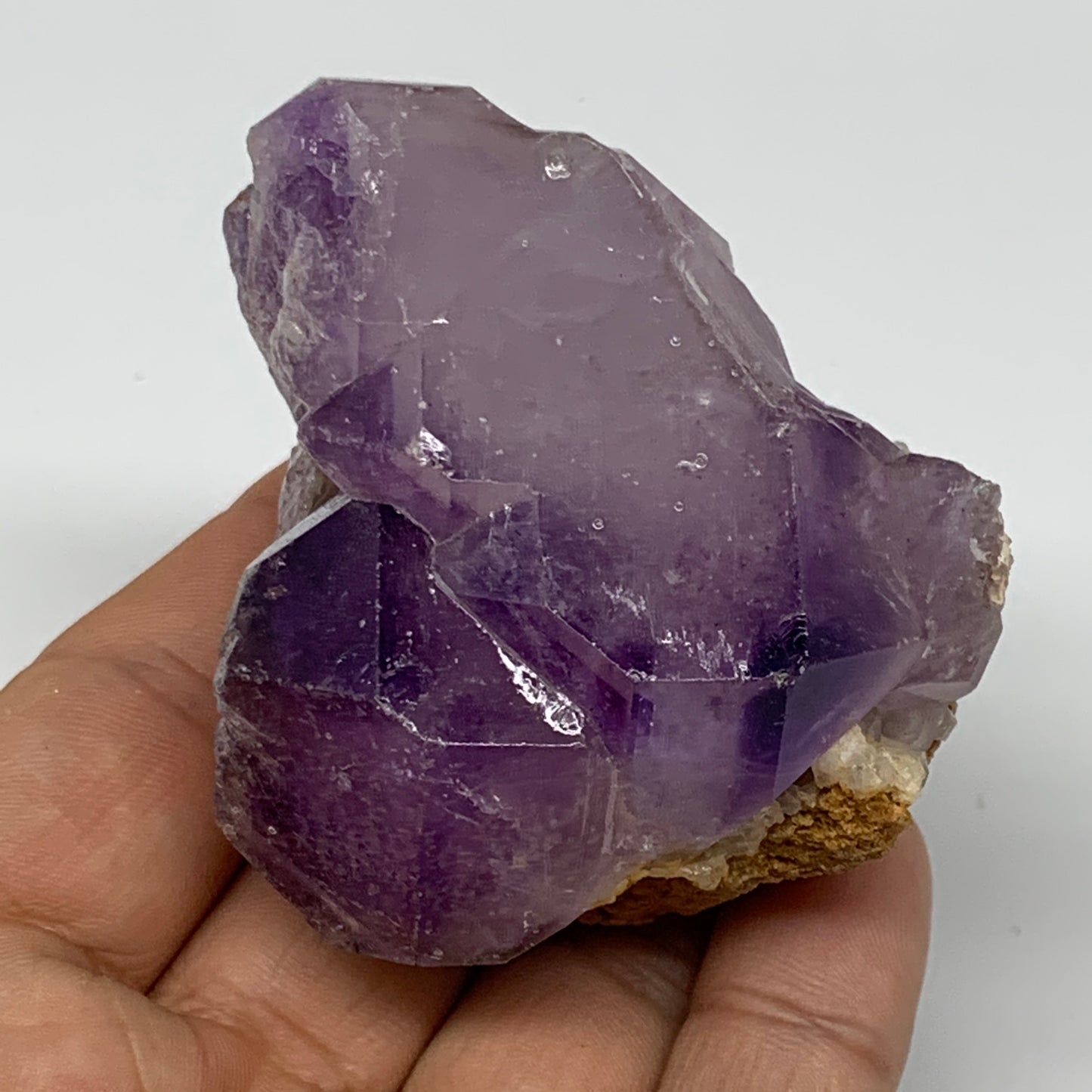 142.4g,2"x2.2"x1.6" Natural Amethyst Crystal Rough Mineral Specimens, B11719