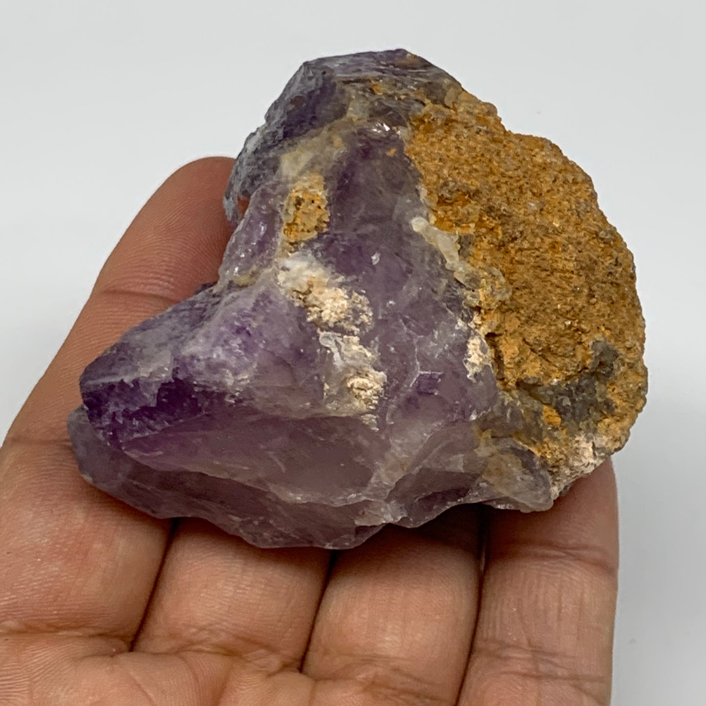 142.4g,2"x2.2"x1.6" Natural Amethyst Crystal Rough Mineral Specimens, B11719