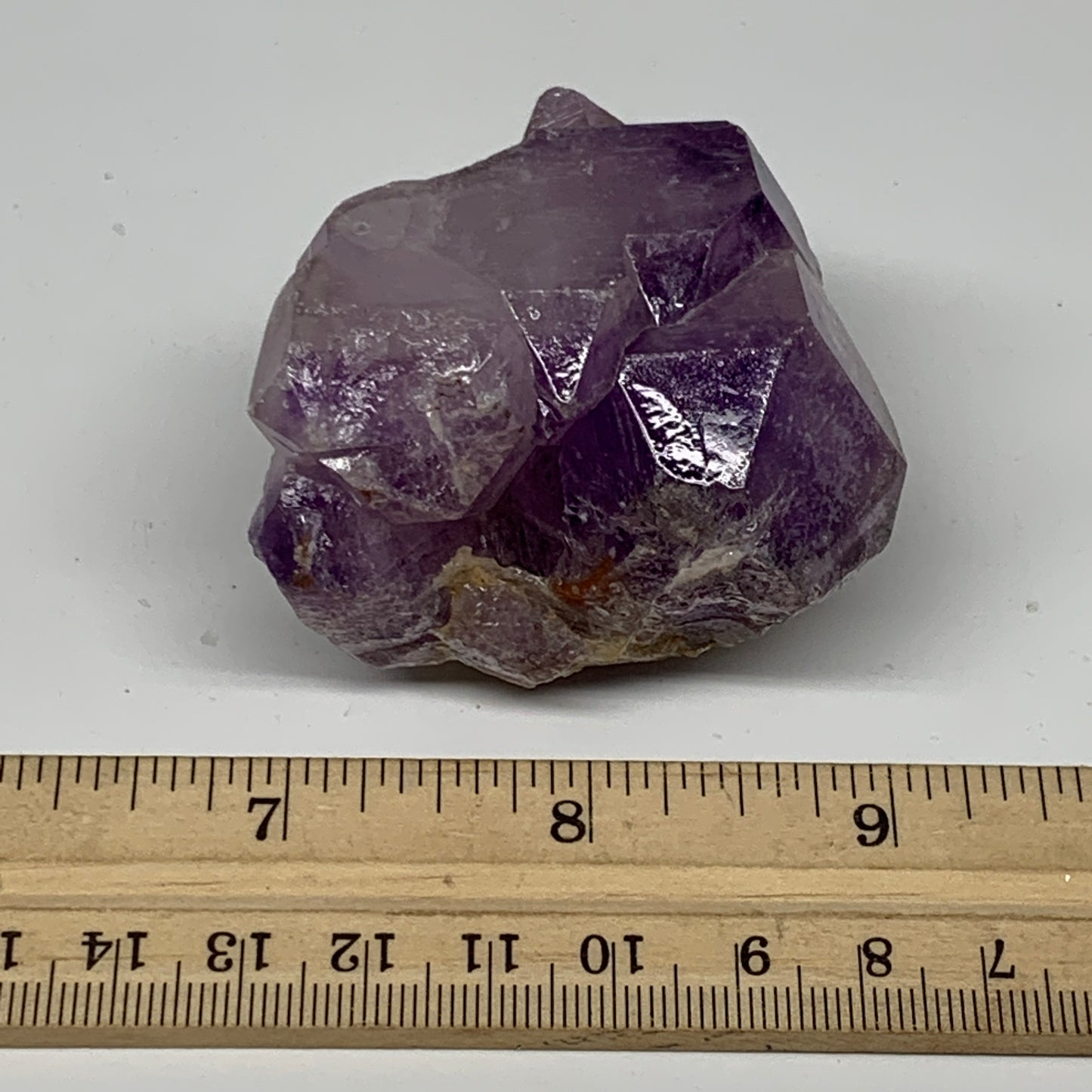 142.4g,2"x2.2"x1.6" Natural Amethyst Crystal Rough Mineral Specimens, B11719