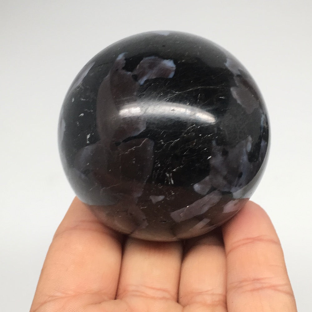 301.5g, 2.3" Natural Indigo Gabbro Spheres Gemstone, Reiki, @Madagascar,MSP564