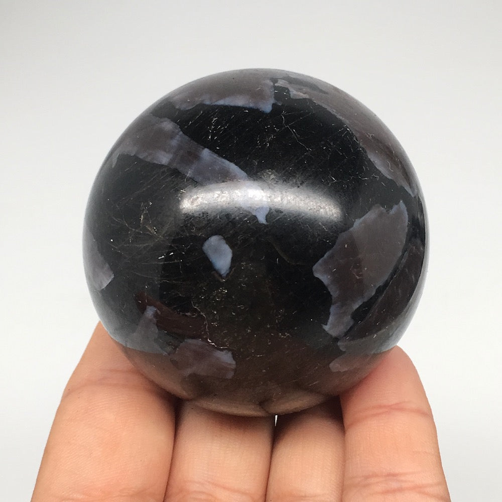 301.5g, 2.3" Natural Indigo Gabbro Spheres Gemstone, Reiki, @Madagascar,MSP564