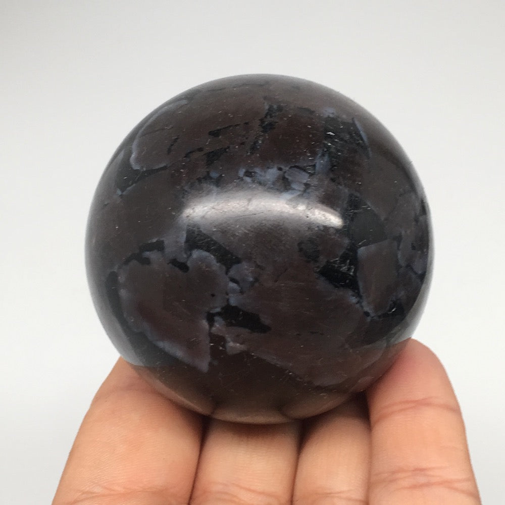 301.5g, 2.3" Natural Indigo Gabbro Spheres Gemstone, Reiki, @Madagascar,MSP564