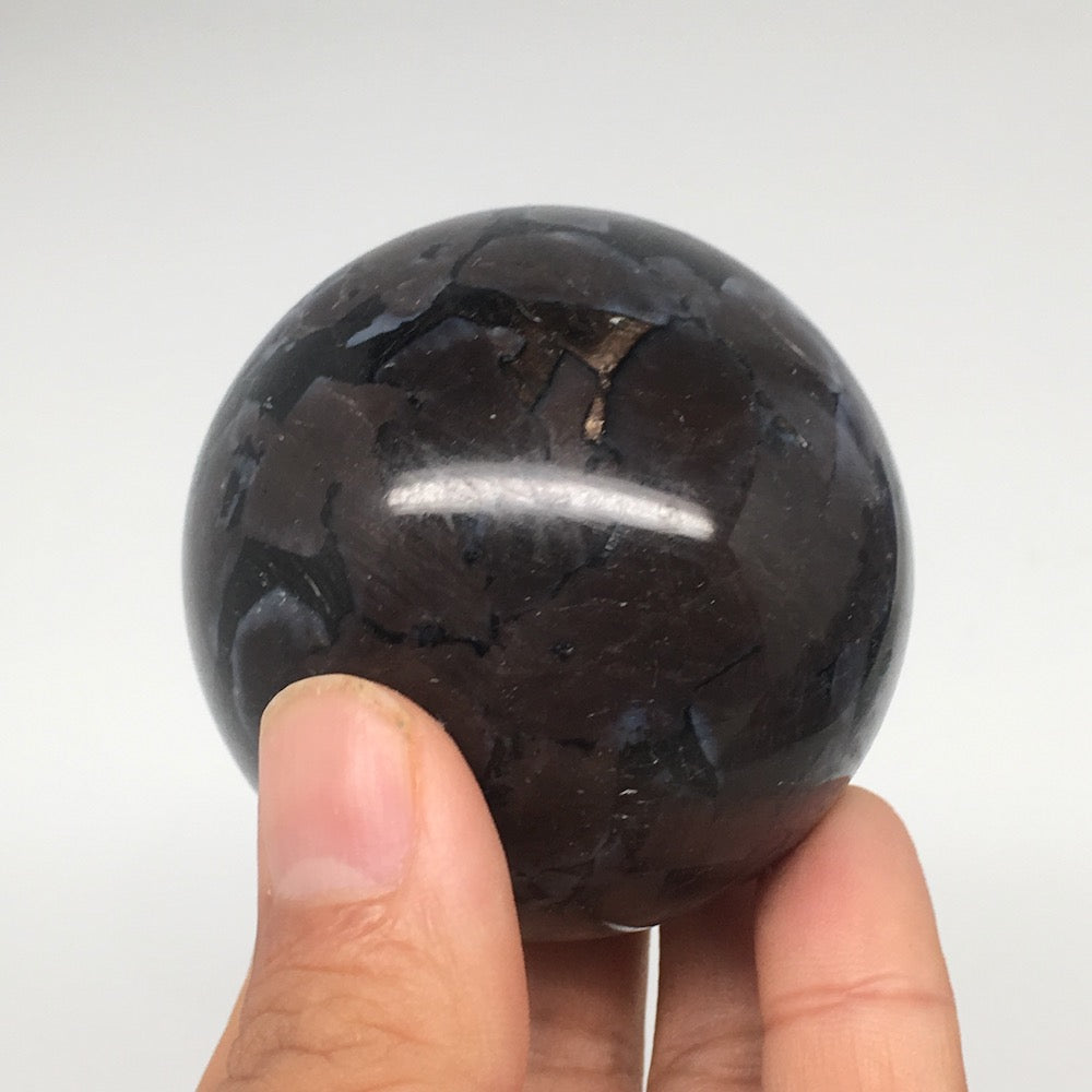 301.5g, 2.3" Natural Indigo Gabbro Spheres Gemstone, Reiki, @Madagascar,MSP564