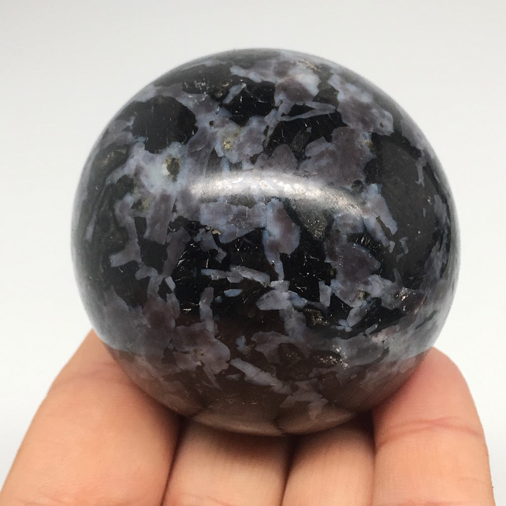 241.6g, 2.1" Natural Indigo Gabbro Spheres Gemstone, Reiki, @Madagascar,MSP566