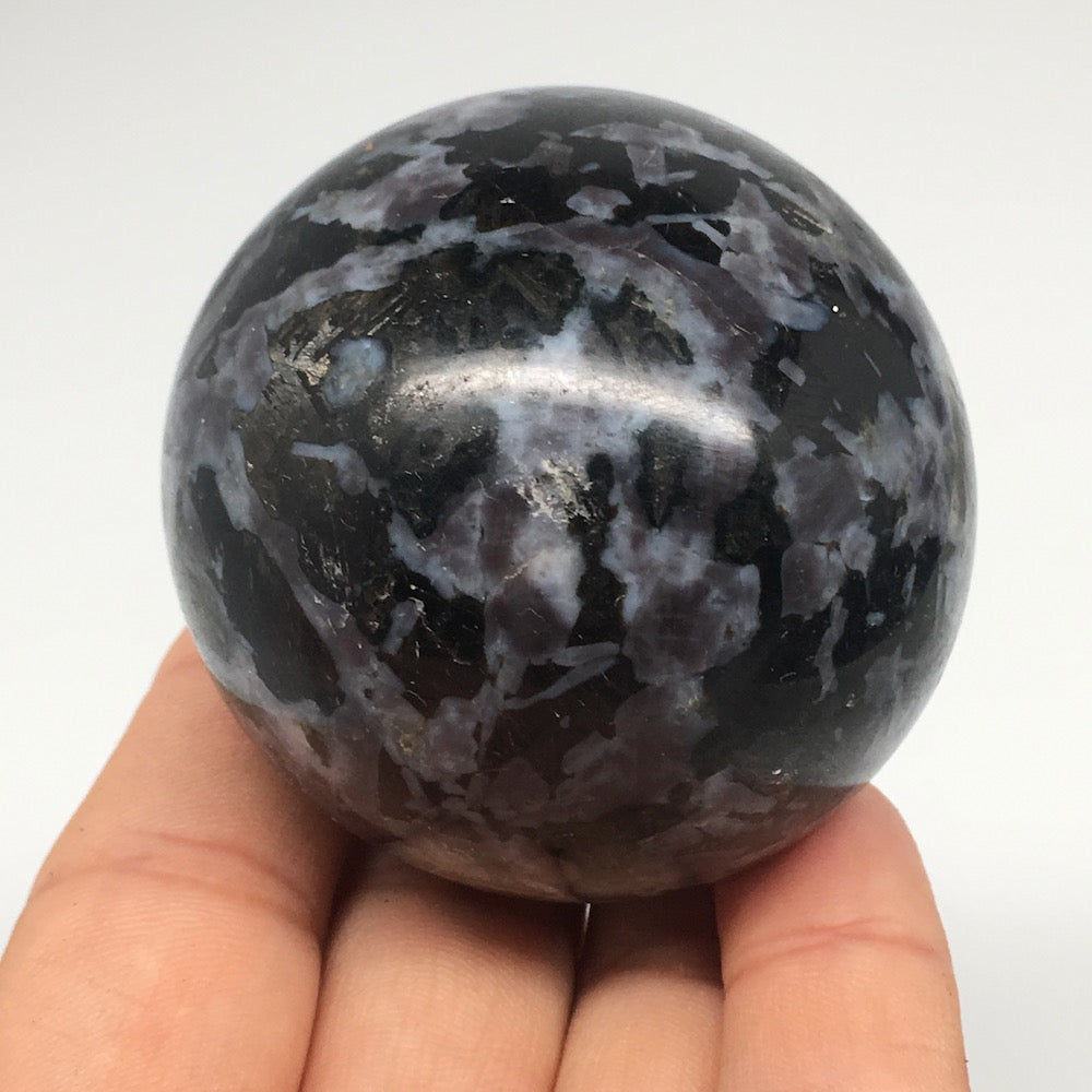 241.6g, 2.1" Natural Indigo Gabbro Spheres Gemstone, Reiki, @Madagascar,MSP566