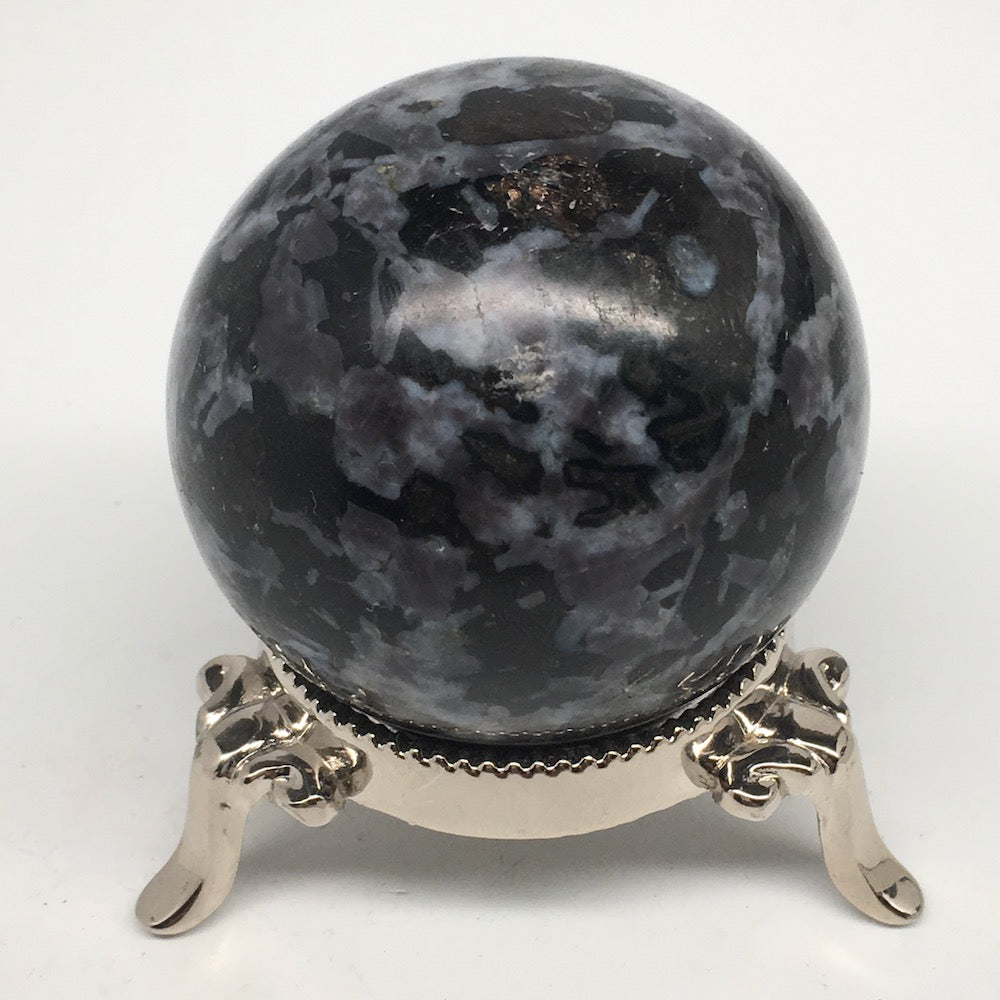 241.6g, 2.1" Natural Indigo Gabbro Spheres Gemstone, Reiki, @Madagascar,MSP566