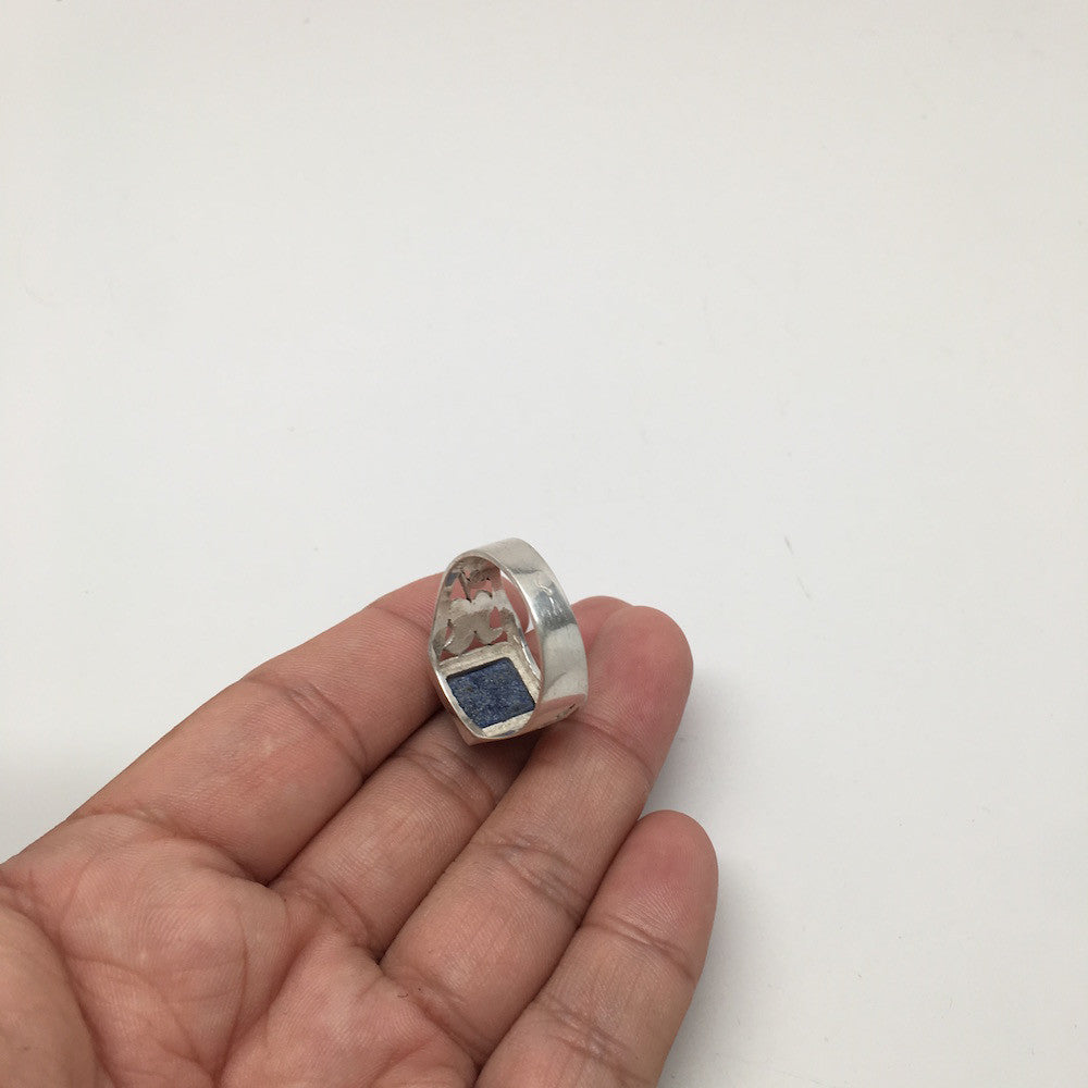 Size 11 sterling silver and lapis lazuli shops ring