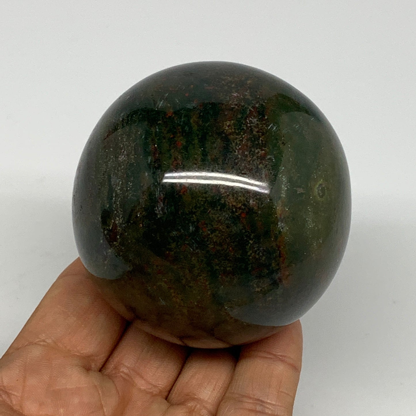 379.9g, 2.5" (64mm), Ocean Jasper Sphere Geode Crystal Reiki @Madagascar, B25355