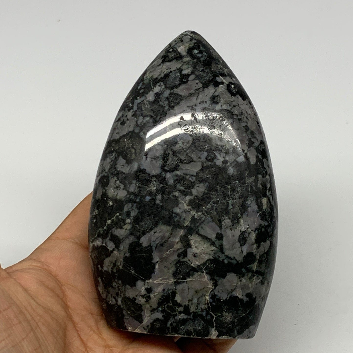 540g, 4.4"x2.8"x1.7" Indigo Gabro Merlinite Freeform Polished @Madagascar, B1821