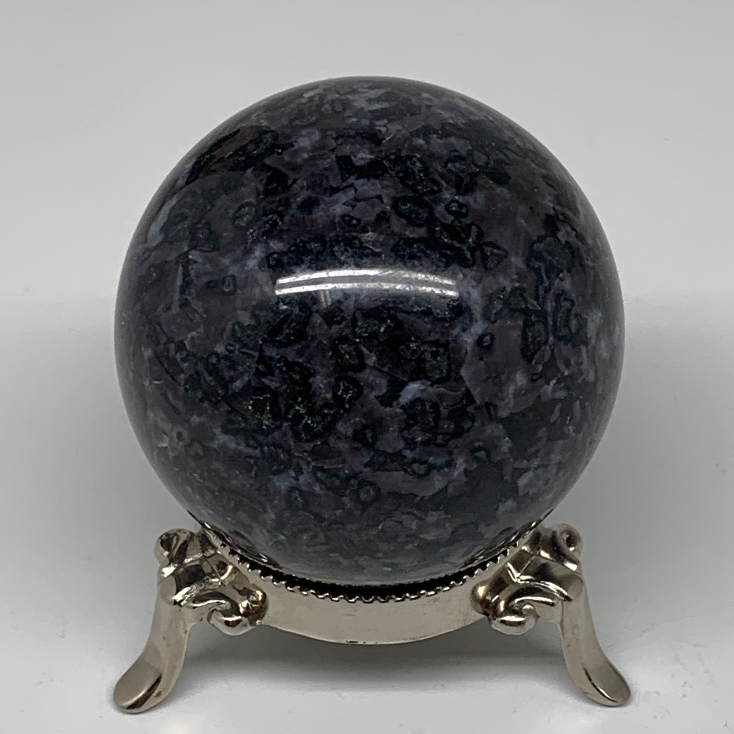 359g, 2.4" Natural Indigo Gabbro Spheres Gemstone, Reiki, @Madagascar,B4641