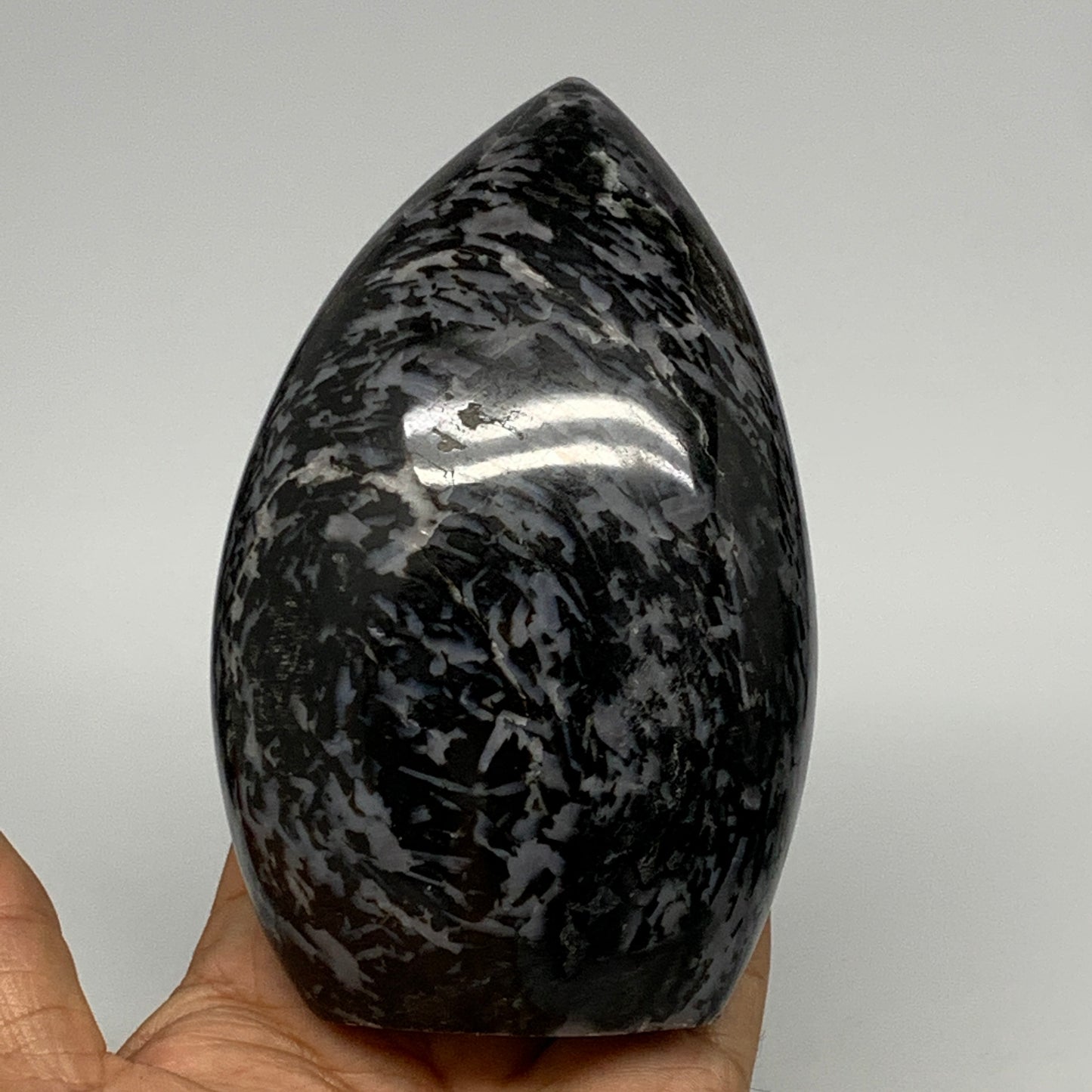 755g, 4.7"x3"x2" Indigo Gabro Merlinite Freeform Polished @Madagascar, B18224