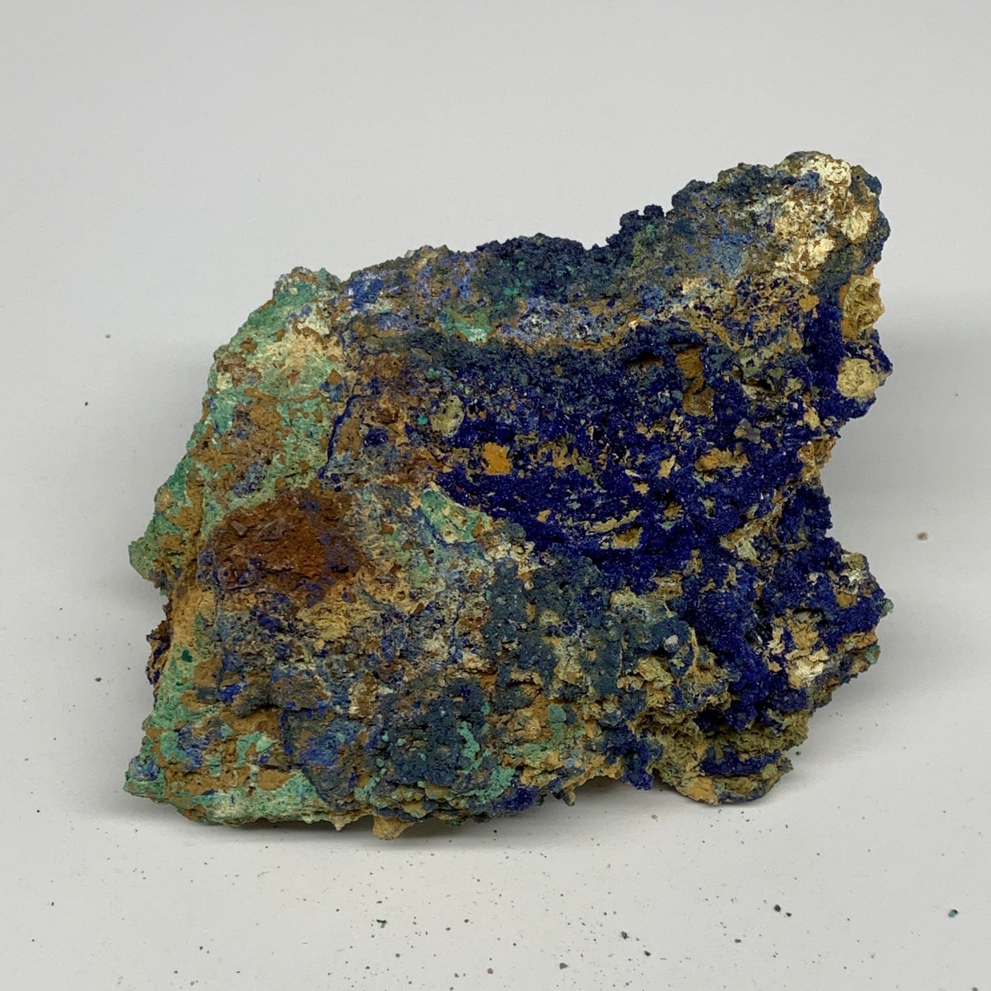 1182g, 6.25"x4.8"x2.4", Rough Azurite Malachite Mineral Specimen @Morocco, B1091