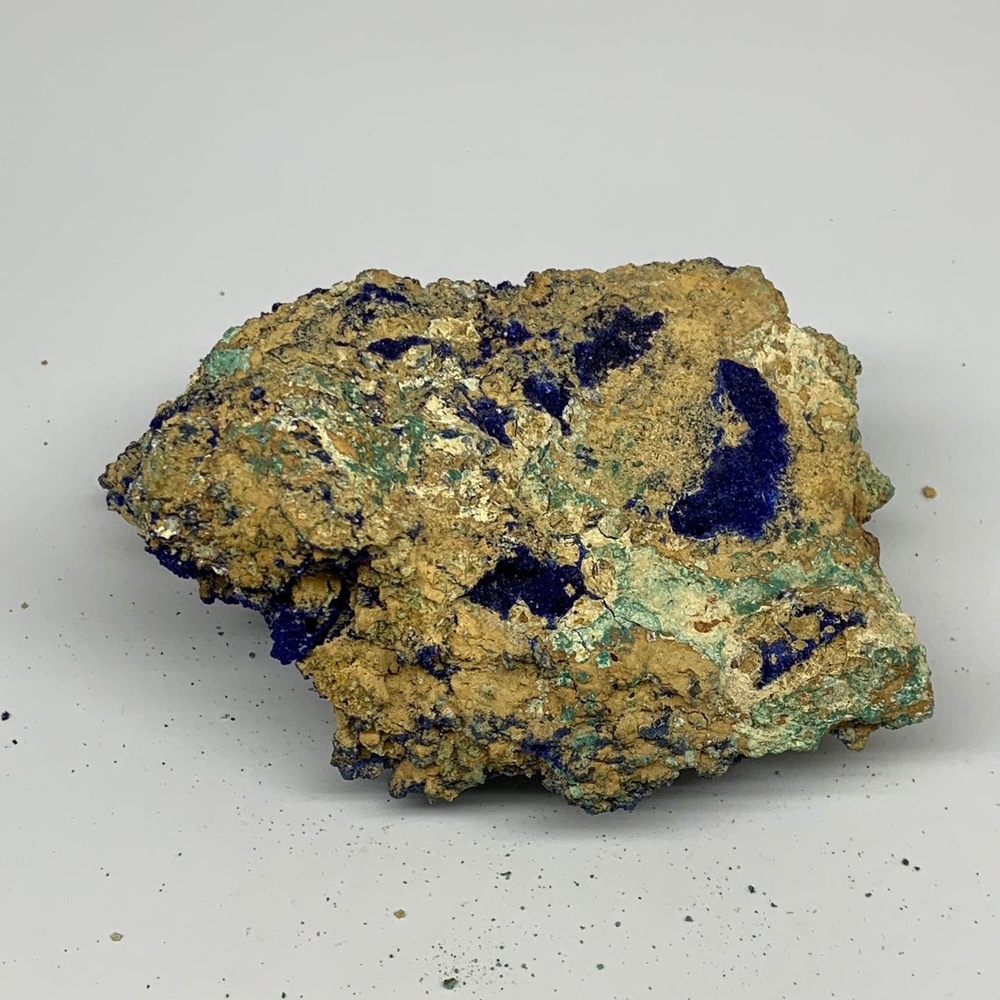 1182g, 6.25"x4.8"x2.4", Rough Azurite Malachite Mineral Specimen @Morocco, B1091