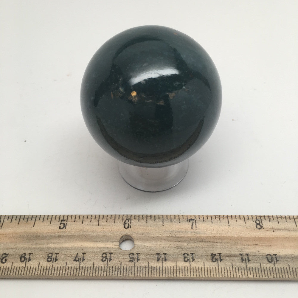 192 Grams Handmade Natural Gemstone Bloodstone Sphere @India, IE158