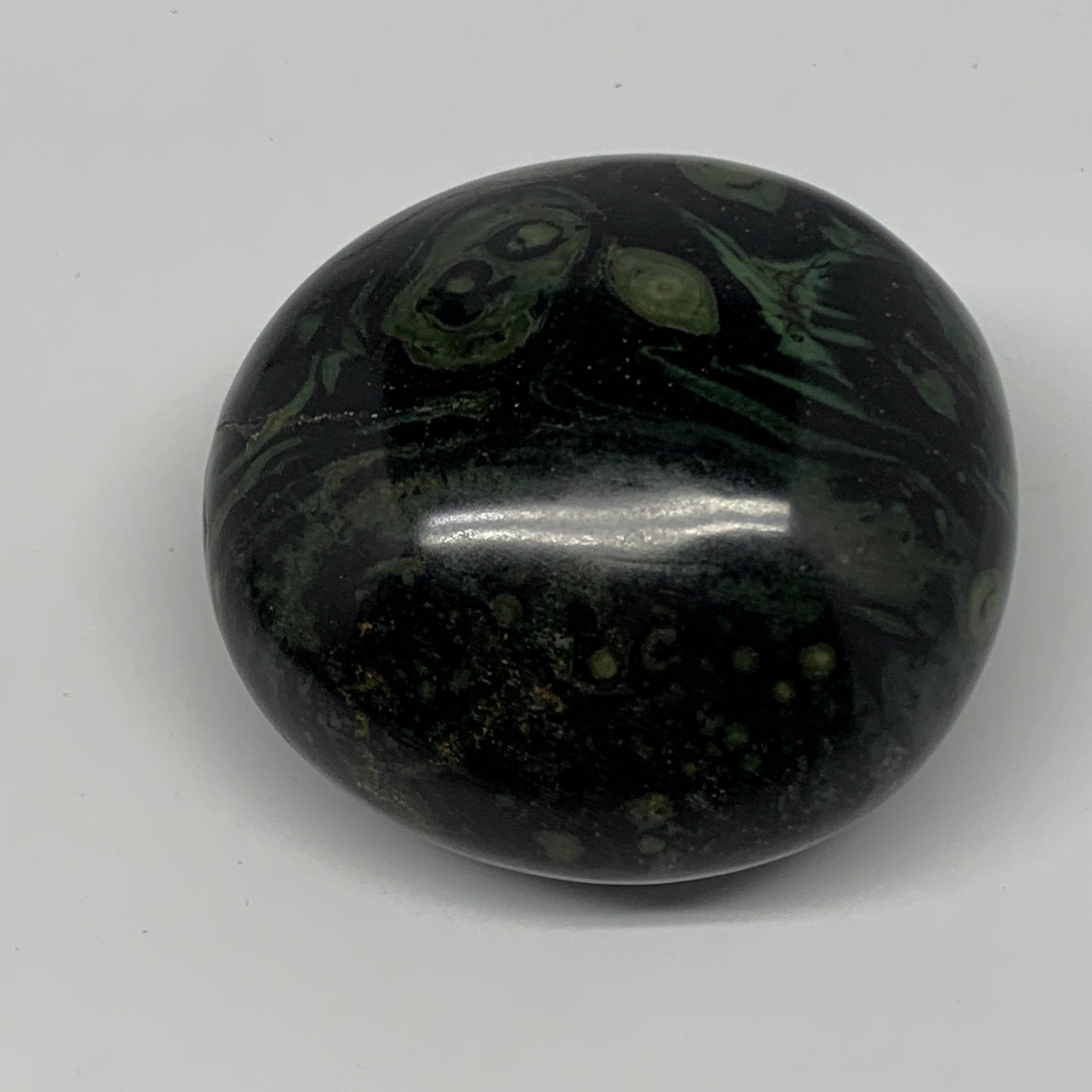 185.6g, 2.4"x2.2"x1.5", Crocodile Kambaba Jasper Palm-Stone @Madagascar, B15162