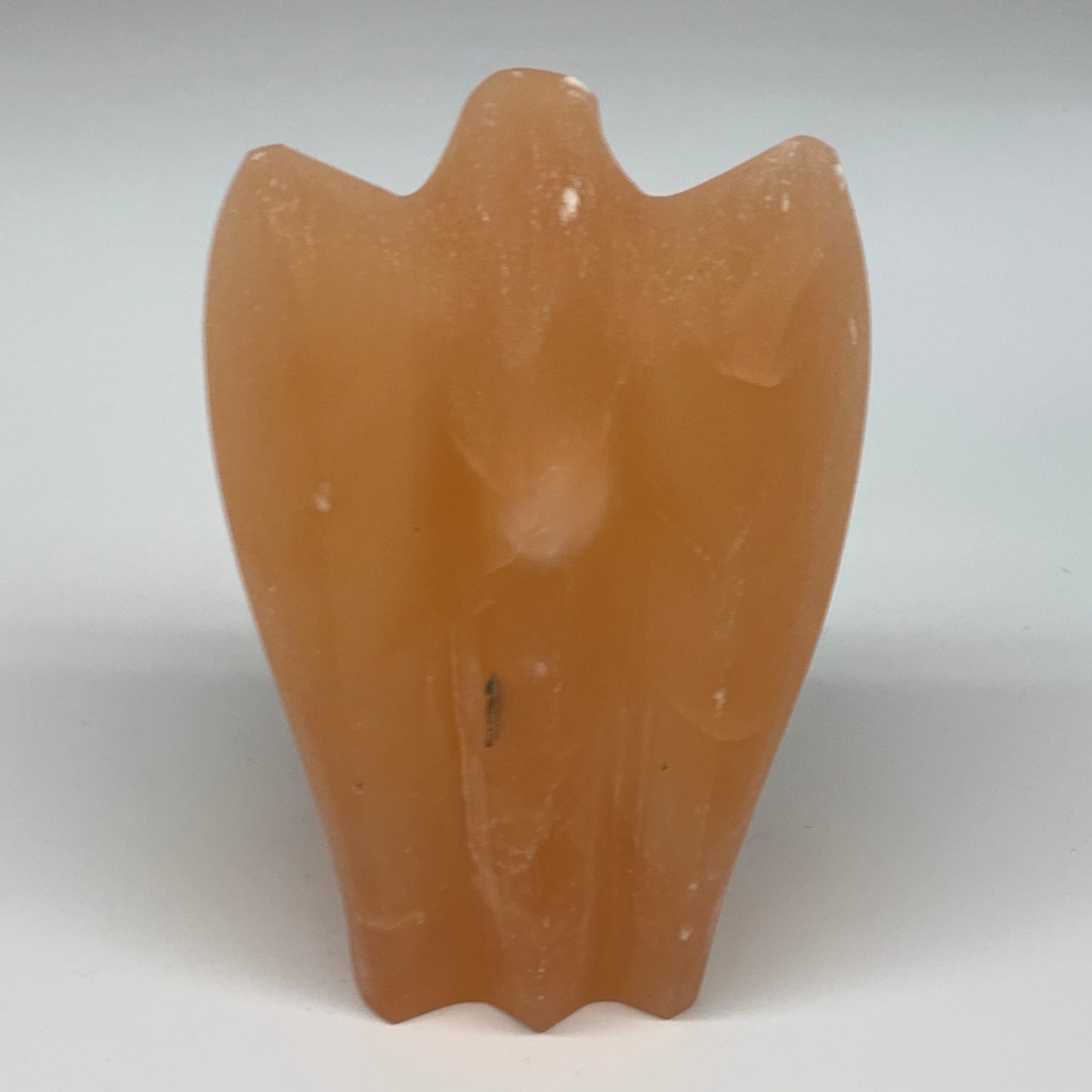 912g, 5"x3.6"x2.7" Orange Selenite (Satin Spar) Angel Crystal @Morocco,B9410