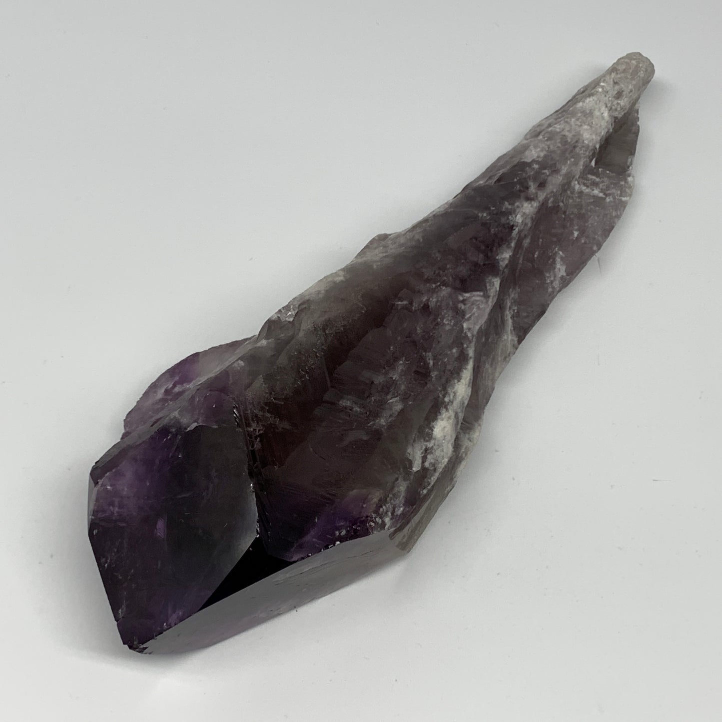 710g,10"x3.1"x1.9",Amethyst Point Polished Rough lower part from Brazil,B19114