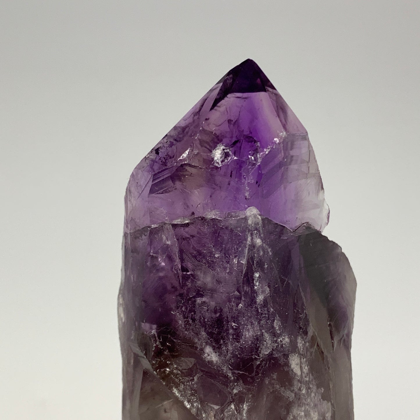 515g,9"x2"x1.7",Amethyst Point Polished Rough lower part from Brazil,B19116