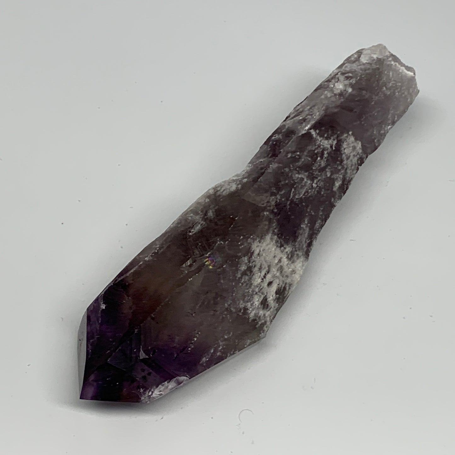 344.5g,7.3"x1.8"x1.5",Amethyst Point Polished Rough lower part from Brazil,B1912