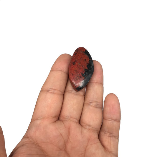 13.7g, 1.65"x 0.85" Sonora Sunset Chrysocolla Cuprite Cabochon from Mexico,SC181 - watangem.com