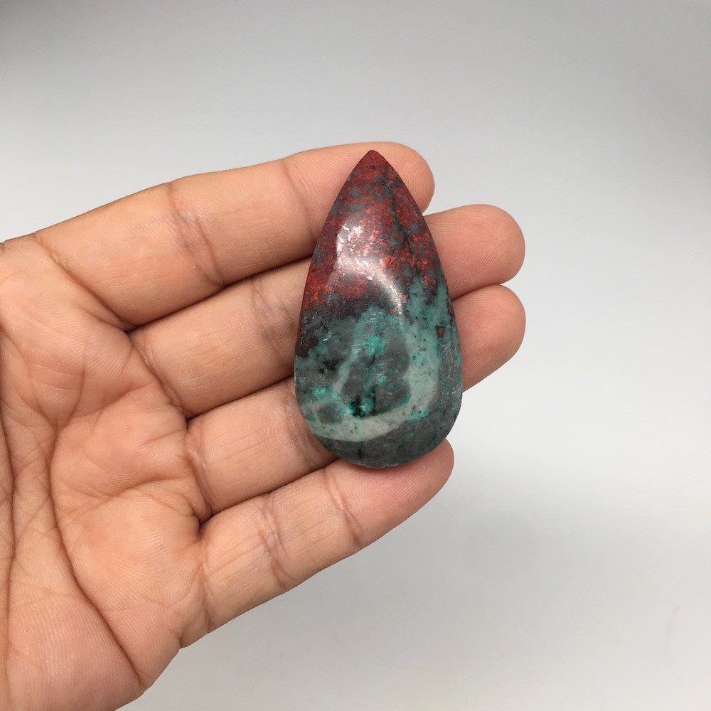 23.2g, 2"x 1.1" Sonora Sunset Chrysocolla Cuprite Cabochon from Mexico,SC183